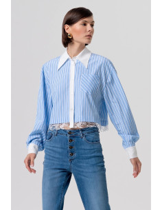 Fracomina camicia over a righe fr26st6007w827n8 [6452bec0]