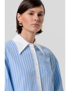 Fracomina camicia over a righe fr26st6007w827n8 [6452bec0] 2