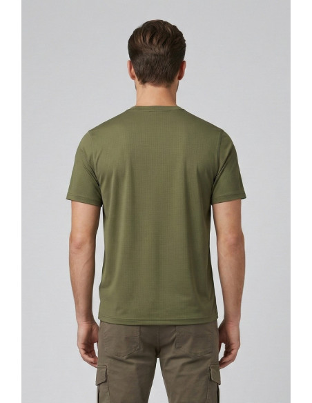 Markup t-shirt girocollo in piquet tecnico MK1910095 [f571f9f8]