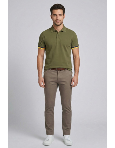 Markup polo in piquet di cotone stretch MK1910022 [3a6110e7]