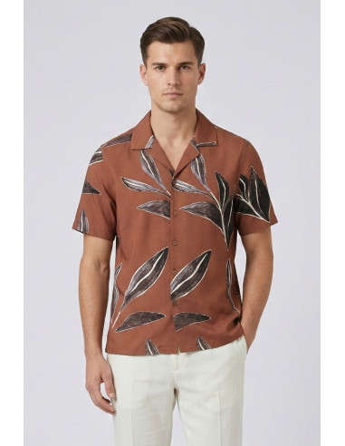 Urban Ring camicia a fantasia in viscosa UR1130012 [b993b273]