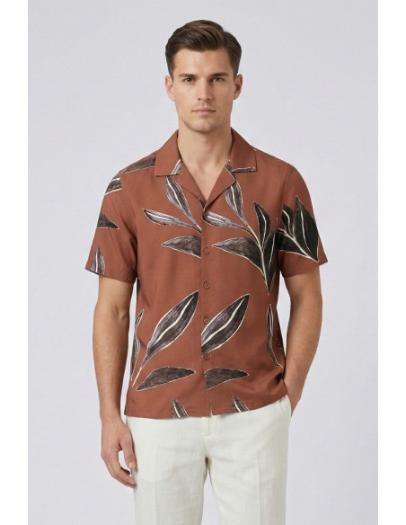 Urban Ring camicia a fantasia in viscosa UR1130012 [b993b273]