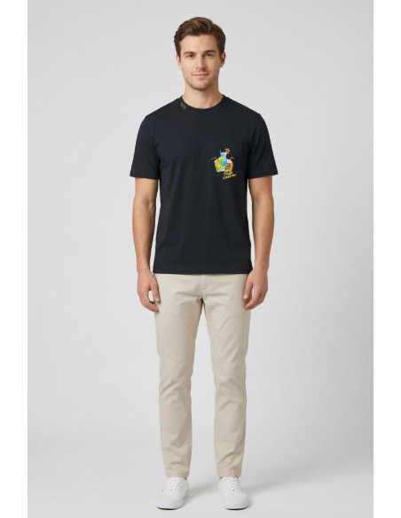 Urban Ring t-shirt in jersey di cotone UR1110040 [6db90f8c]