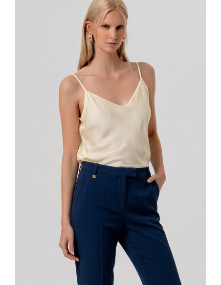 Fracomina pantalone regular modello chino fr26sv4002w42901 [740a6ad2]