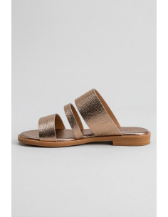 Frau ciabatta minimal in pelle laminata 86V0 [b7fc85dc] 2