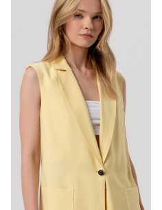 Fracomina gilet regular monopetto fy26sj5012w83601 [925474bc] 2