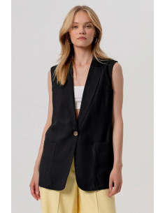 Fracomina gilet regular monopetto fy26sj5012w83601 [0b805490]
