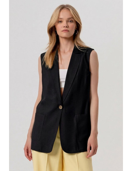 Fracomina gilet regular monopetto fy26sj5012w83601 [0b805490]