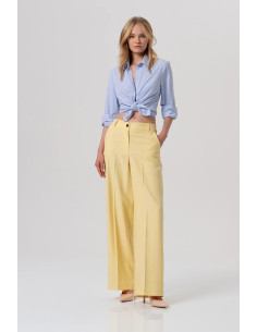 Fracomina pantalone flare a palazzo fy26sv3036w83601 [ea595ca7]