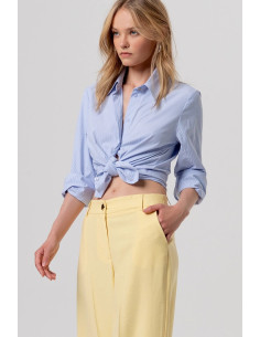 Fracomina pantalone flare a palazzo fy26sv3036w83601 [ea595ca7] 2