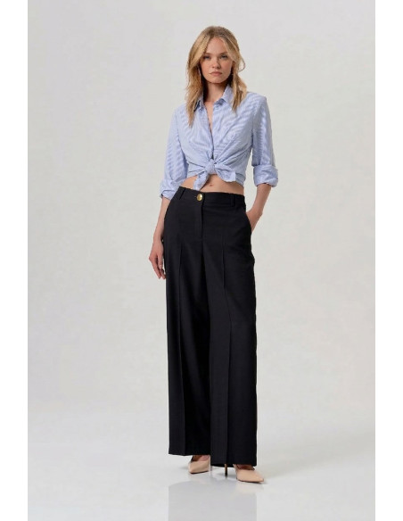 Fracomina pantalone flare a palazzo fy26sv3036w83601 [738d7c8b]