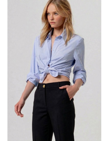 Fracomina pantalone flare a palazzo fy26sv3036w83601 [aaab3f86]