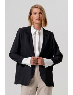Fracomina blazer aperto regular in raso di viscosa fy26sj3012w83601 [fb9a04a6]