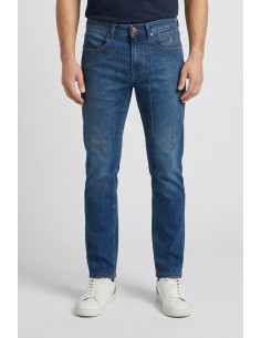 Jeckerson jeans con toppe in denim skinny fit James pe26juppa100james-d143 [e9c1eaac]