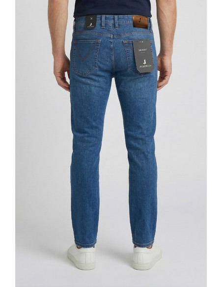 Jeckerson jeans con toppe in denim skinny fit James pe26juppa100james-d143 [30e7a9a1]