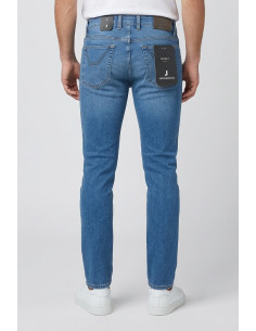 Jeckerson jeans con toppe in denim skinny fit James pe26juppa100james-d144 [40cfd521] 2