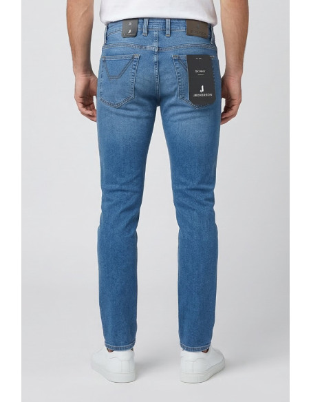 Jeckerson jeans con toppe in denim skinny fit James pe26juppa100james-d144 [99e9962c]