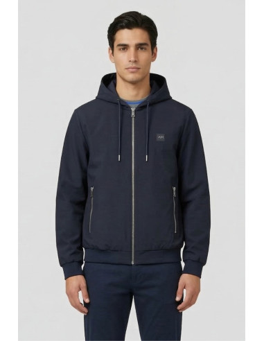 Antony Morato bomber regular con cappuccio in nylon Dobby mmco00975-fa600308 [dd9648fa]