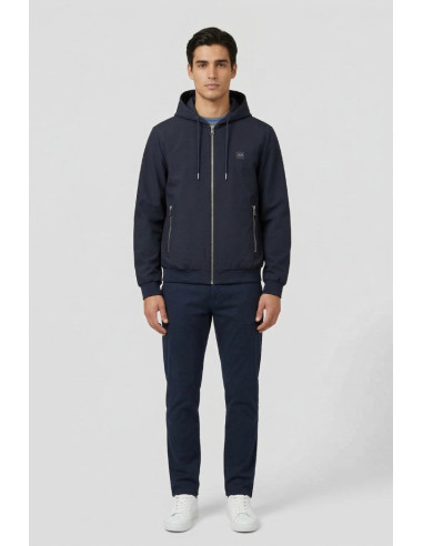 Antony Morato bomber regular con cappuccio in nylon Dobby mmco00975-fa600308 [b3adcaf3]