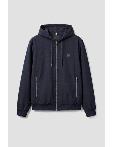 Antony Morato bomber regular con cappuccio in nylon Dobby mmco00975-fa600308 [b6fd8ded]