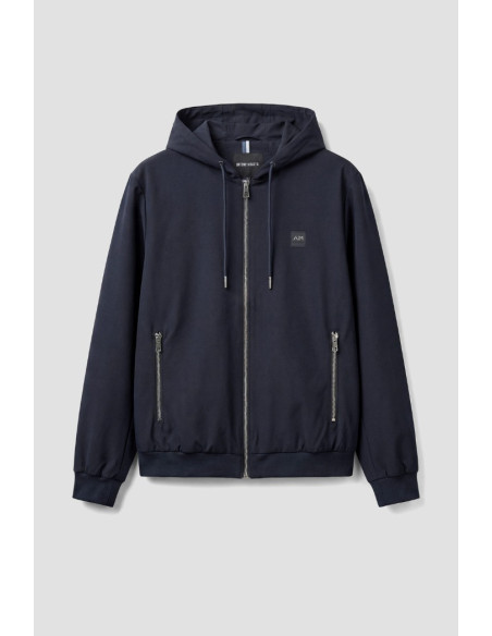Antony Morato bomber regular con cappuccio in nylon Dobby mmco00975-fa600308 [b6fd8ded]