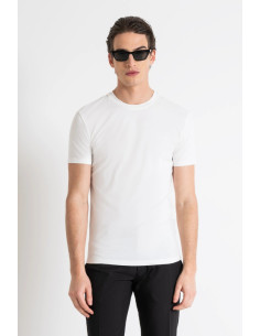 Antony Morato t-shirt super slim fit con stampa logo mmks02324-fa120031 [3a450dd3]