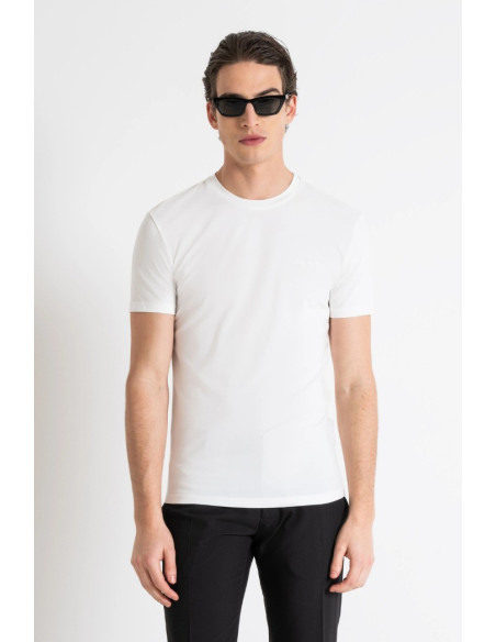 Antony Morato t-shirt super slim fit con stampa logo mmks02324-fa120031 [3a450dd3]