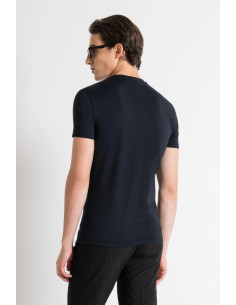 Antony Morato t-shirt super slim fit con stampa logo mmks02324-fa120031 [a15bb7d5] 2