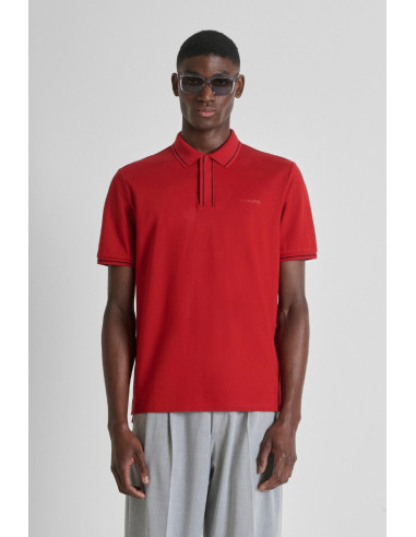 Antony Morato polo regular in piquet di cotone con logo mmks02609-fa100083 [6bc4d674]