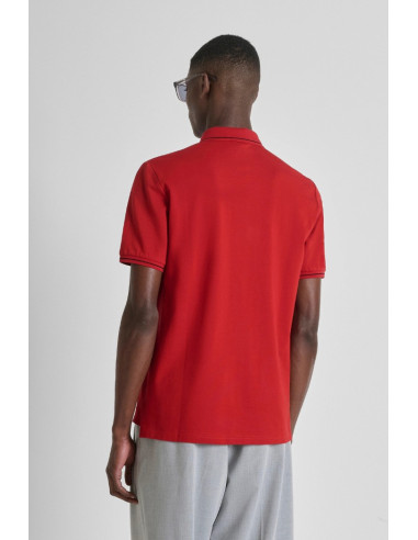 Antony Morato polo regular in piquet di cotone con logo mmks02609-fa100083 [b2e29579]