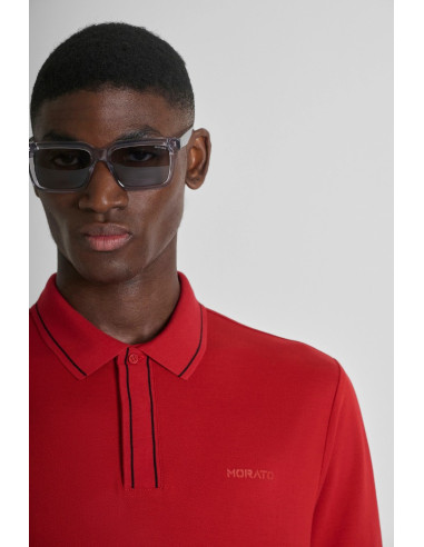 Antony Morato polo regular in piquet di cotone con logo mmks02609-fa100083 [05ff547d]