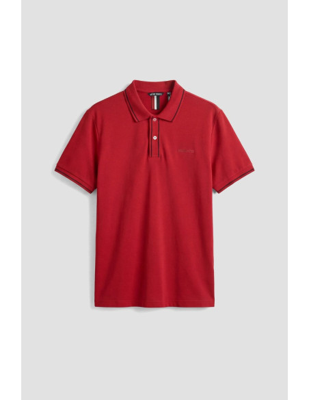 Antony Morato polo regular in piquet di cotone con logo mmks02609-fa100083 [00af1363]