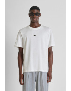 Antony Morato t-shirt relaxed fit con logo gommato mmks02612-fa100258 [9d855188]