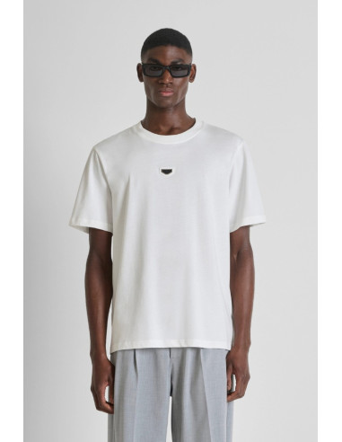 Antony Morato t-shirt relaxed fit con logo gommato mmks02612-fa100258 [9d855188]