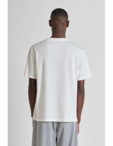 Antony Morato t-shirt relaxed fit con logo gommato mmks02612-fa100258 [44a31285]