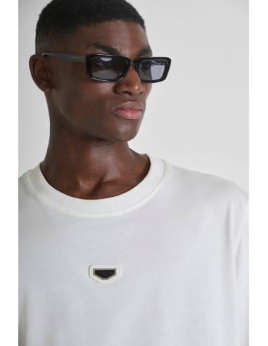 Antony Morato t-shirt relaxed fit con logo gommato mmks02612-fa100258 [f3bed381]