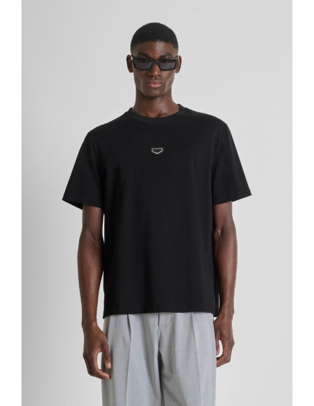 Antony Morato t-shirt relaxed fit con logo gommato mmks02612-fa100258 [c044a2c9]
