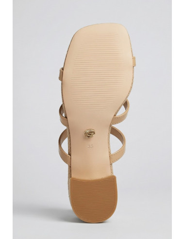 Gold & Gold sandalo con dettagli floreali GK230 [a983129e]