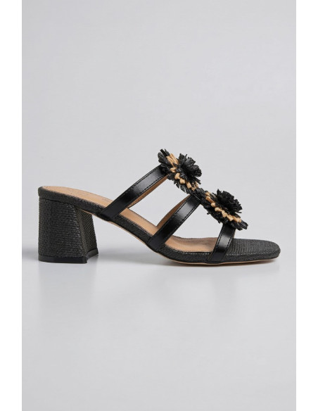 Gold & Gold sandalo con dettagli floreali GK230 [8dbfea1c]