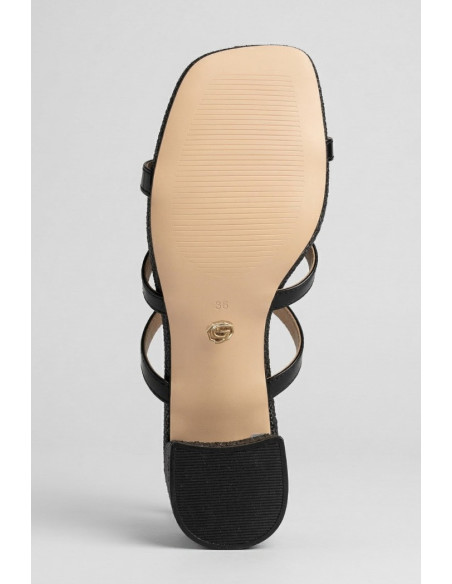 Gold & Gold sandalo con dettagli floreali GK230 [51c9ee0f]
