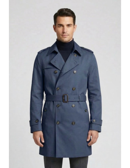 Markup trench doppiopetto in misto cotone MK1940027 [5df1f905]