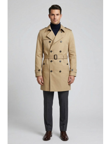 Markup trench doppiopetto in misto cotone MK1940027 [c576e939]