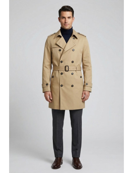 Markup trench doppiopetto in misto cotone MK1940027 [c576e939]