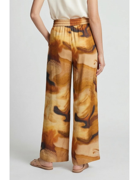 Markup pantalone in raso di viscosa MW1650128 [636b2ce3]
