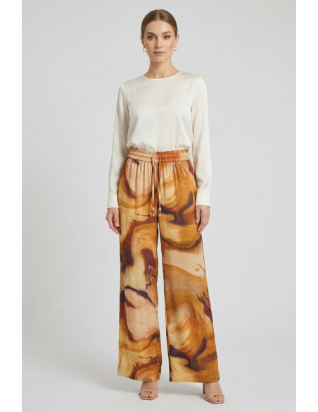 Markup pantalone in raso di viscosa MW1650128 [d476ede7]