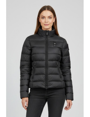 Blauer piumino collo alla coreana Vale 26sbldc03165-007455 [a5aaaa50]