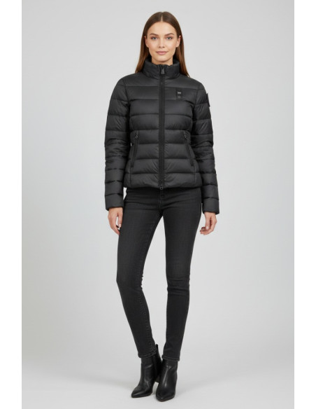 Blauer piumino collo alla coreana Vale 26sbldc03165-007455 [cec16f47]