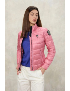 Blauer piumino collo alla coreana Vale 26sbldc03165-007455 [6be4cf28]