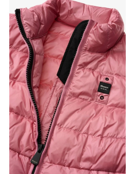 Blauer piumino collo alla coreana Vale 26sbldc03165-007455 [b792cb3b]