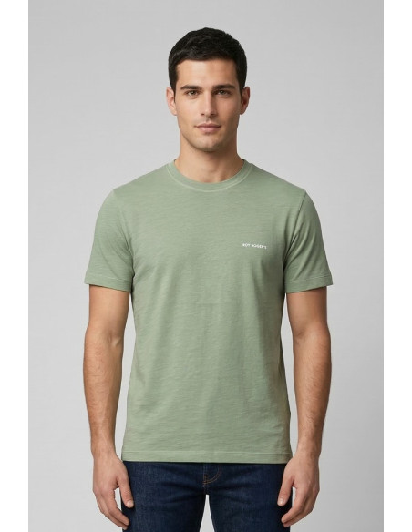 Roy Roger's t-shirt girocollo in jersey Supima RRU90049CG060569 [0ee9315a]